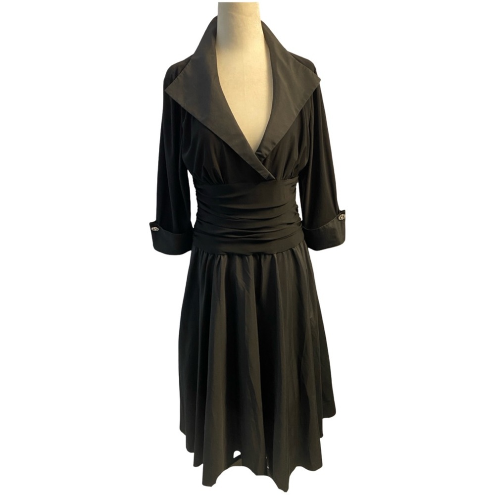 Jessica Howard Elegant Black Women's Dress Size 12 Formal